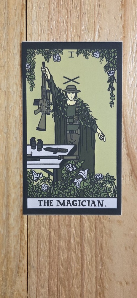 'The Magican' Authentic TFD Sticker (Task Force Doomer)