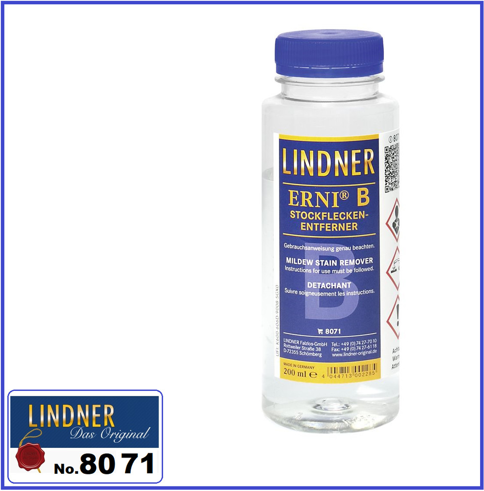 LINDNER 8060 ERNI Stamp Remover without Water 100ml
