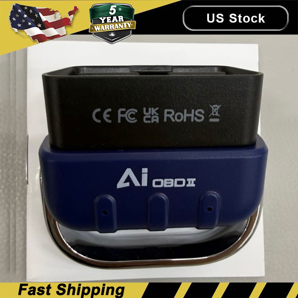 AI OBD-II Car Code Reader Diagnostic Scanner Bluetooth 5.4 MEMORY CONNECTION 1pc