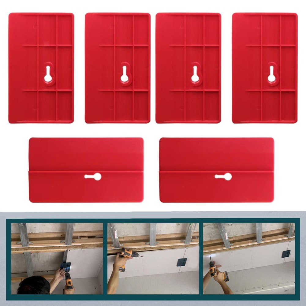 6x Drywall Fitting Tool Support The Plaster Board in Place While Positioning and