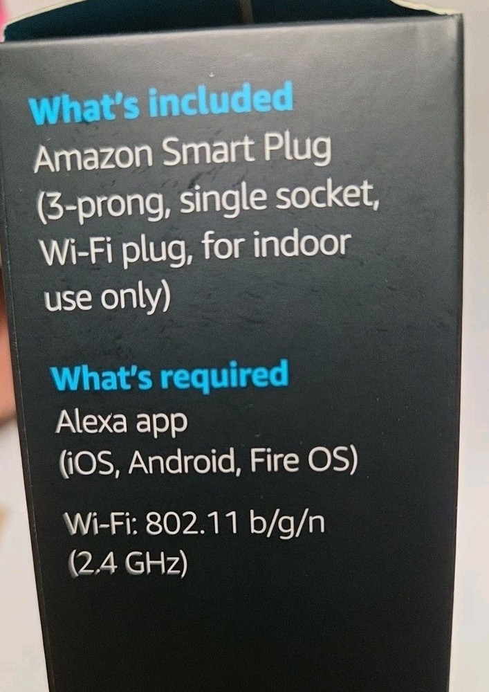 Amazon Smart Plug White Alexa Voice Control