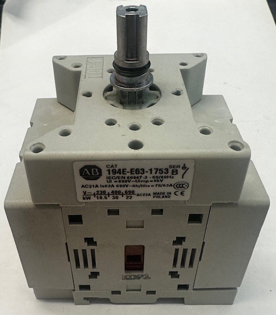 Allen Bradley 194E-E63-1753 Ser B Load Switch