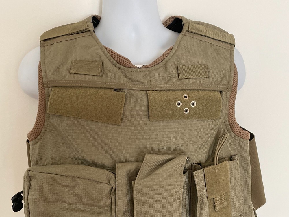 SECOND CHANCE Standard Fix Pocket Armor Carrier Side Open Medium 2214-2015 Tan