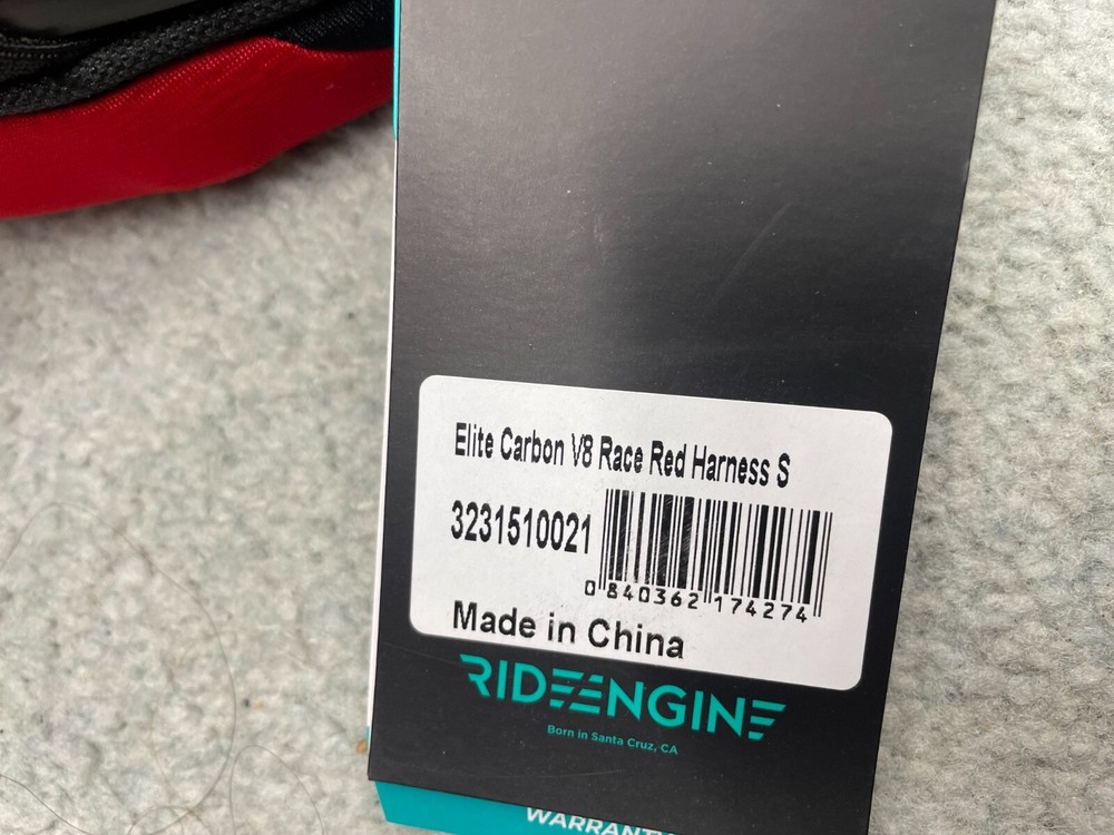 Ride Engine V8 Carbon Elite Harness