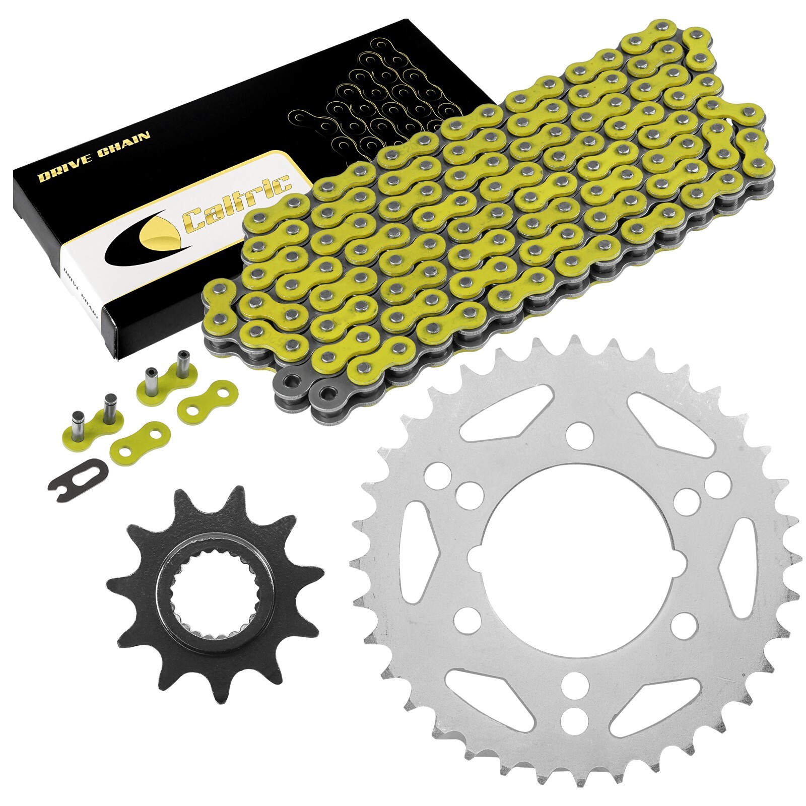 Drive Chain & Sprockets Kit for Polaris Trail Blazer 250 2001 2002 2003