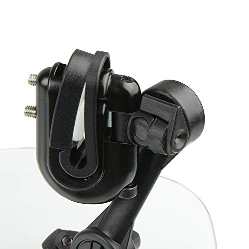 Motorcycle Adjustable Windshield Extension Universal Clip-on 368mm brown