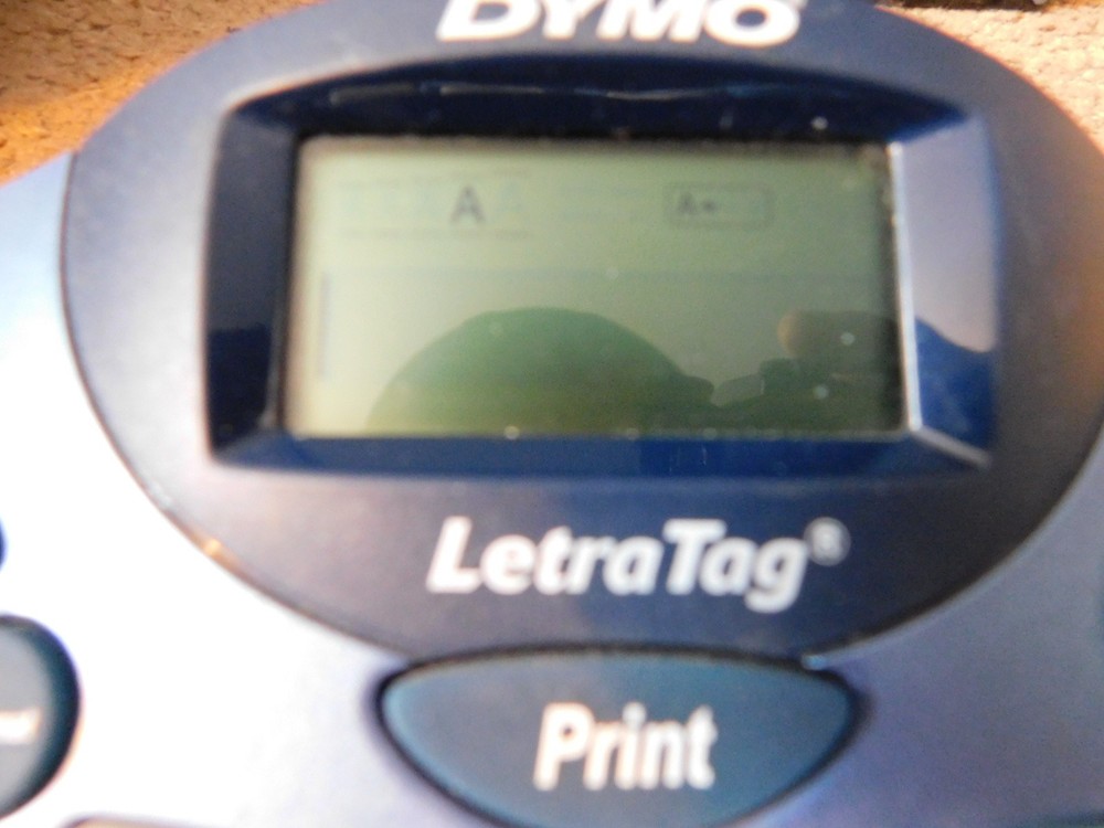 Dymo LetraTag LT-100T Label Thermal Printer Blue Tested
