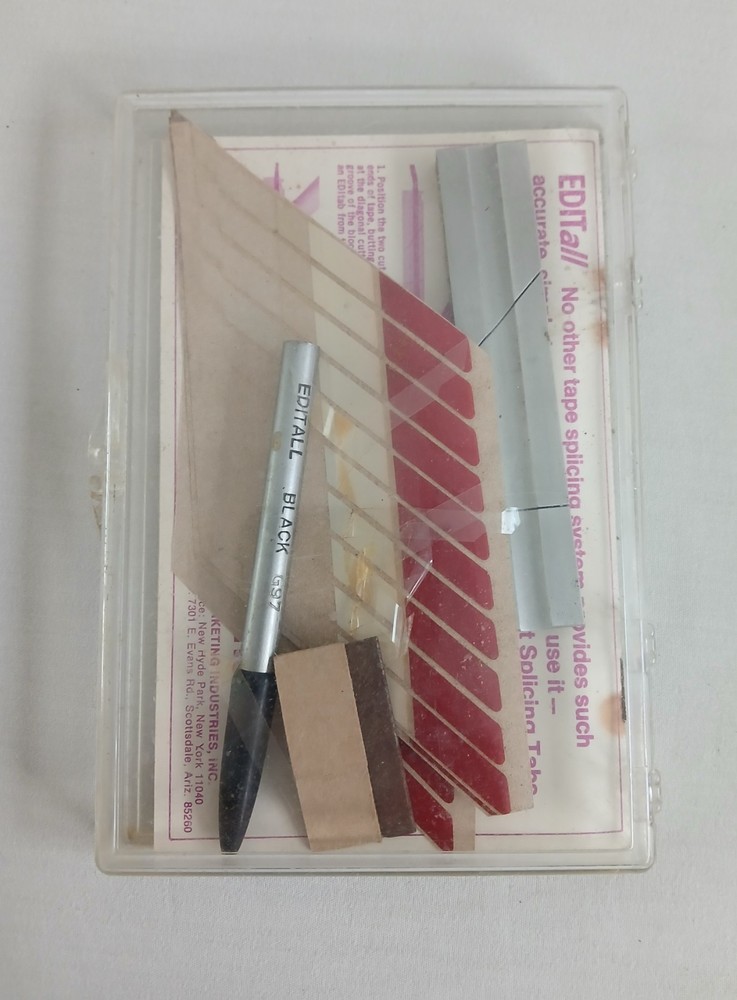 Vtg Editall Splicing & Editing Kit S2 Splicing Block & Manual