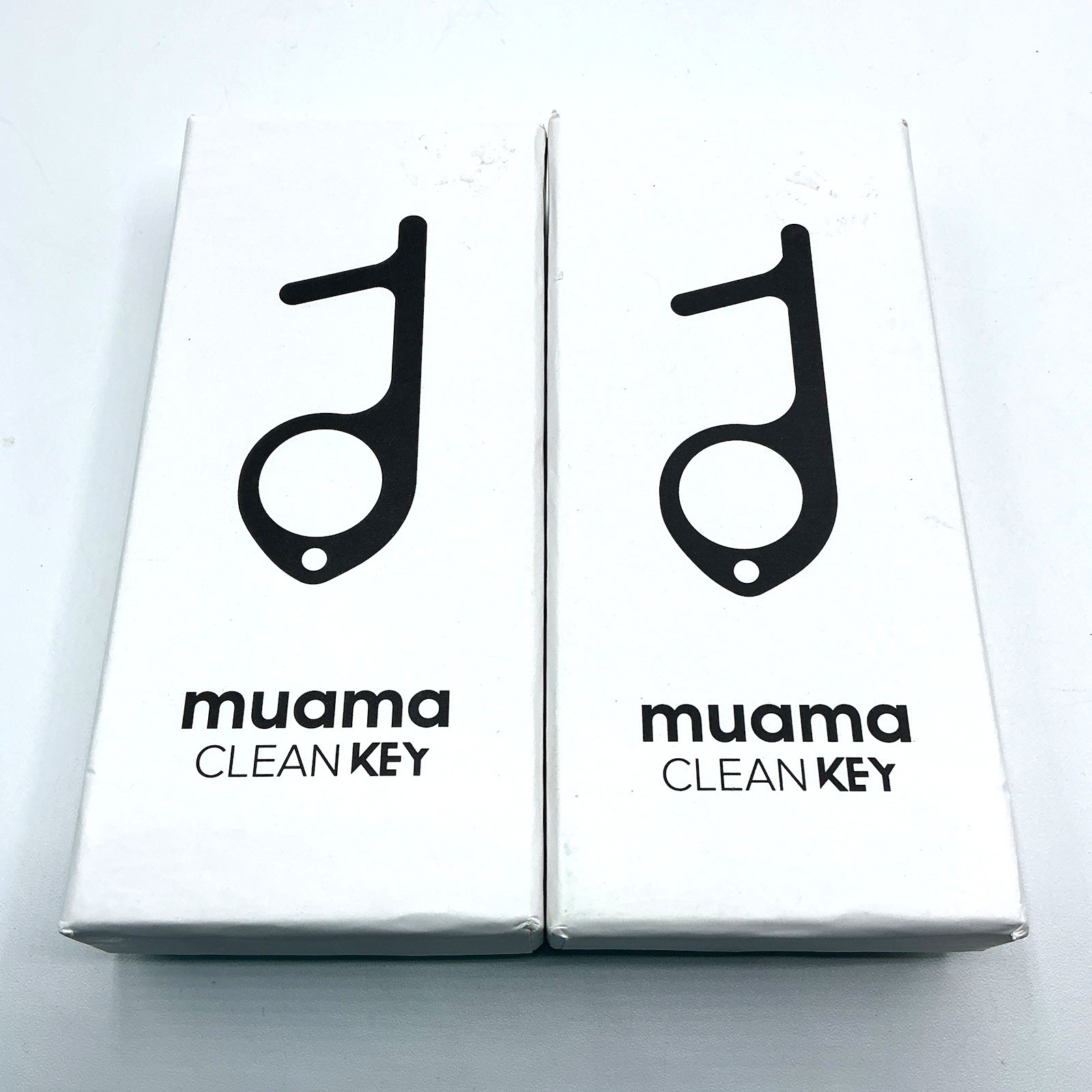 2 Muama Clean Key Open Close Door Handles Touchless Keypad ATM Keychain New