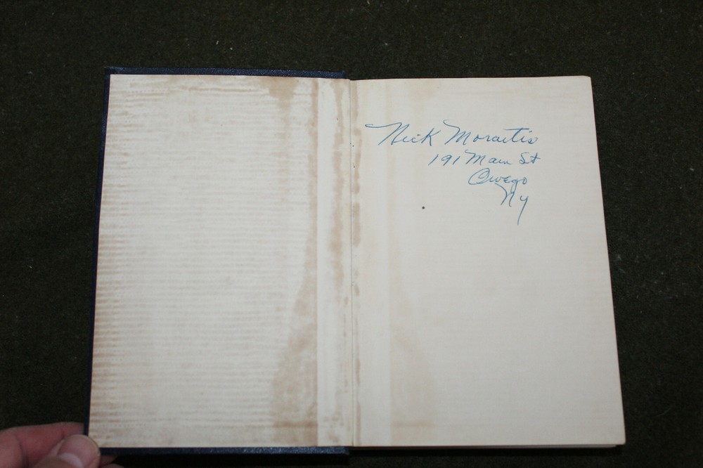 Original Korean War U.S. Navy "The Blue Jackets'' Book, Named & 1950 dated