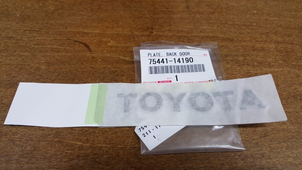 Toyota Supra Turbo 4 Piece Emblem Kit