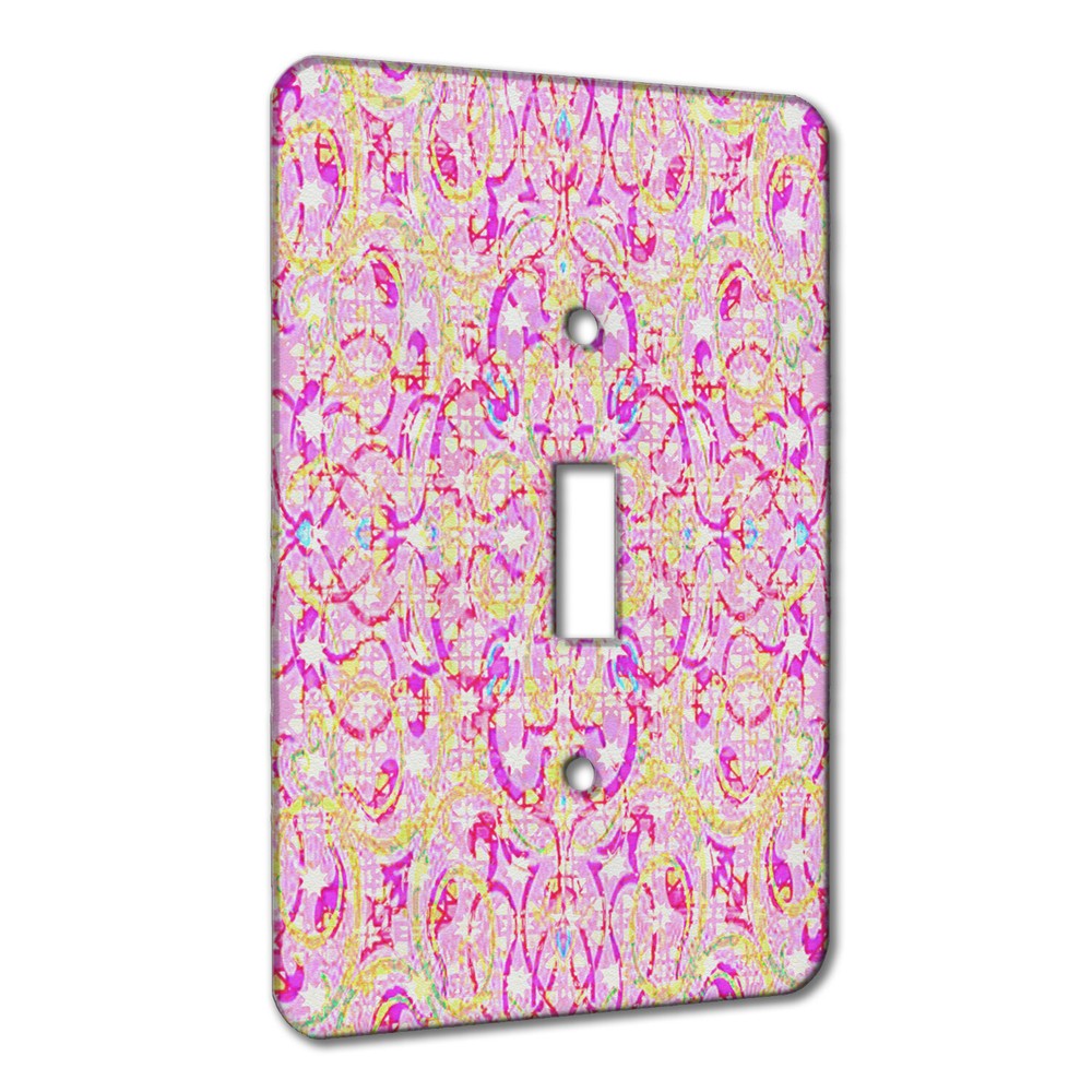 Elements of Space Arabesque Eastern Pattern Metal Wall Plate Switch AC Decora