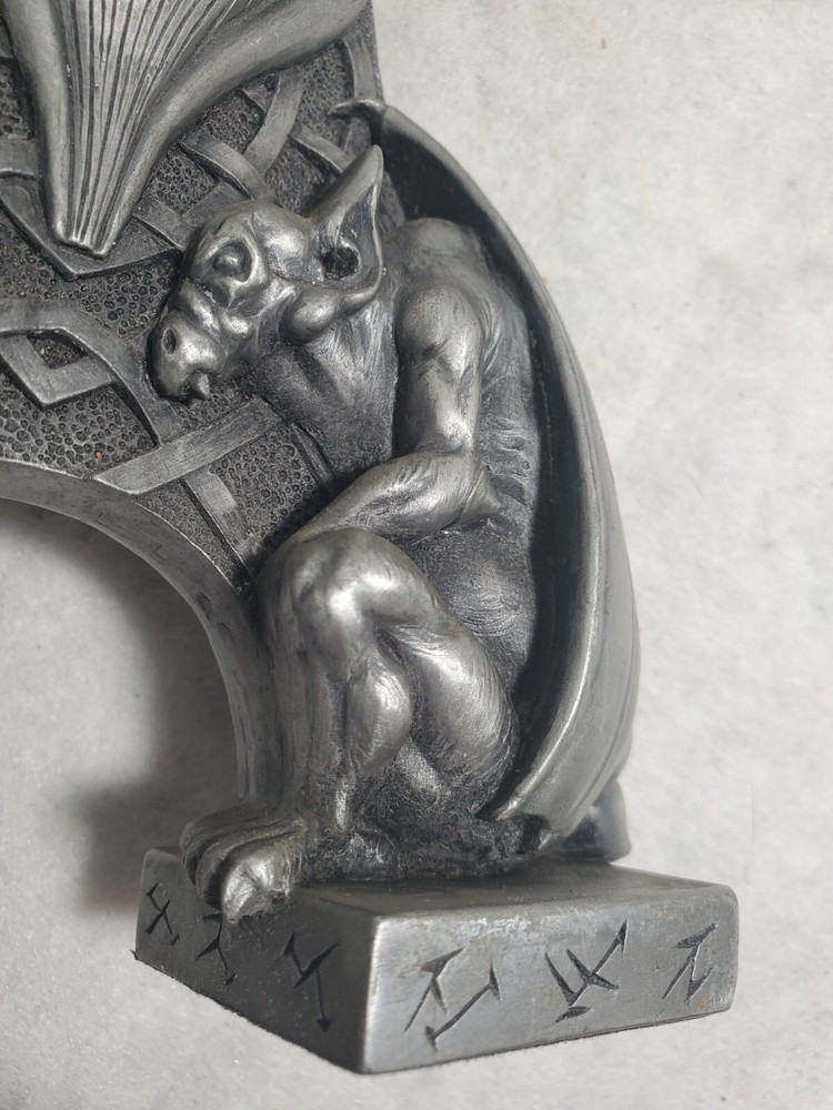 ZOEI Gargoyle Mantle Clock 2000 Rare Works!!