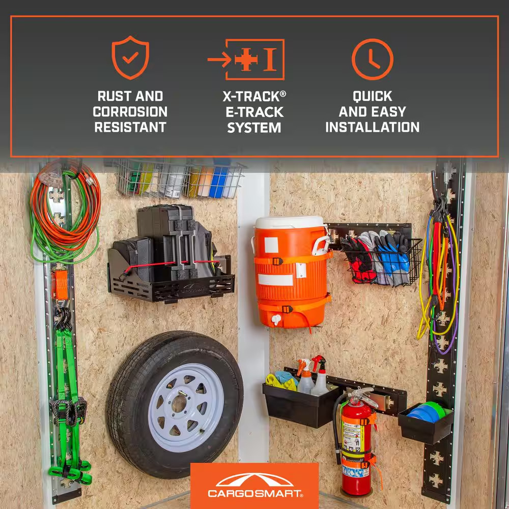 Multi-Use Utility Storage Bin for E-Track and X-Track - 1 Pack