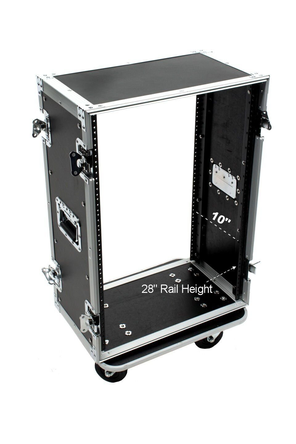 OSP Cases | ATA Road Case | 16-Space Effects Rack | 12" Deep | RC16U-12