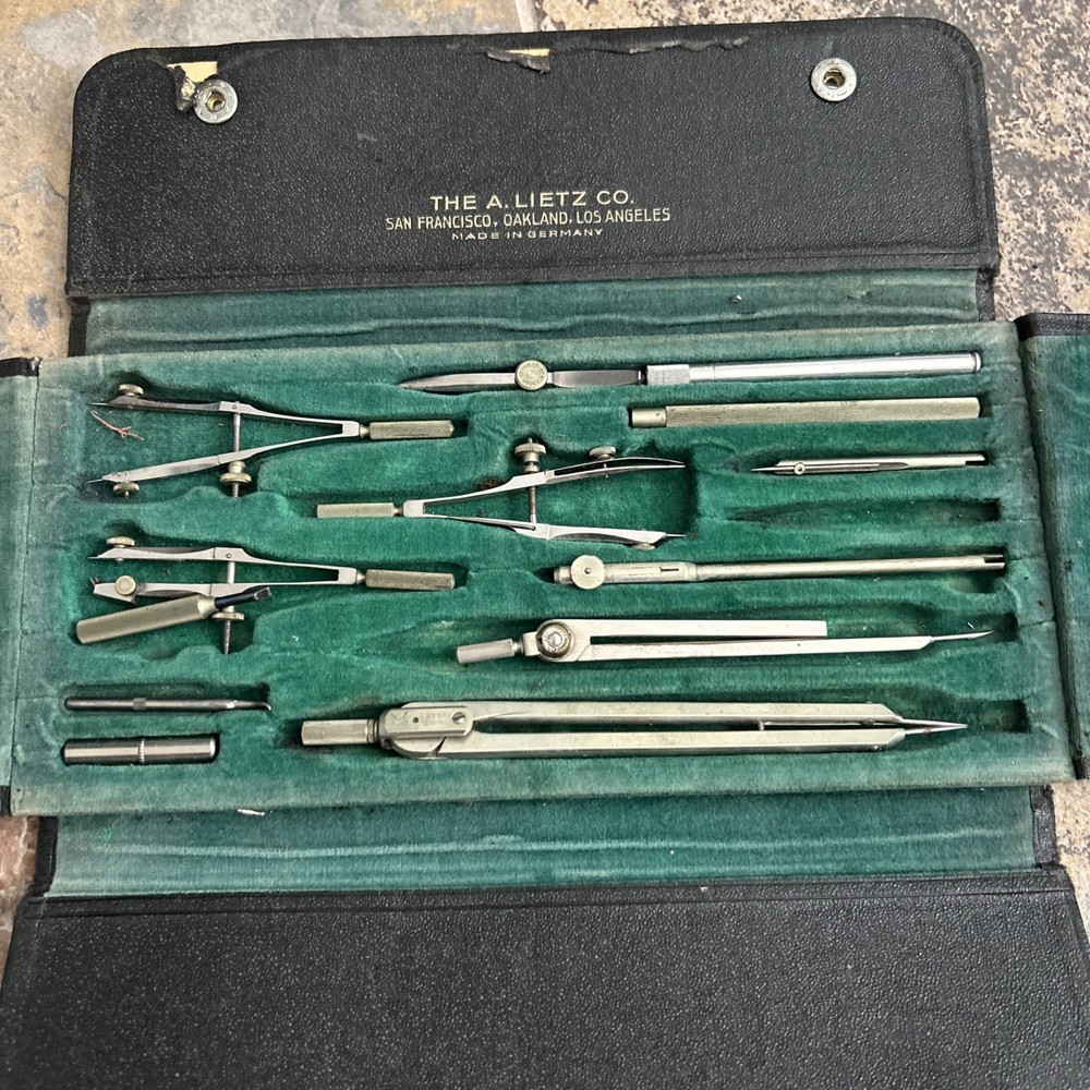 Vintage Tower Drafting Tool Kit GERMANY Nice!