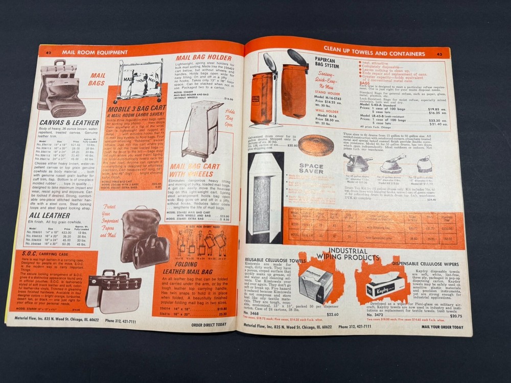 1960's Material Flow Inc Tools & Supply Catalog