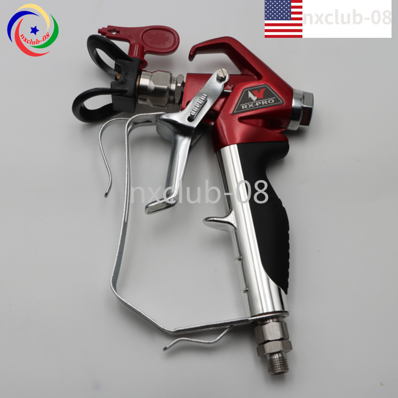 538020 2 Finger Airless Spray Gun RX-Pro Red Series W/ 517 Tip & Guard Titan New
