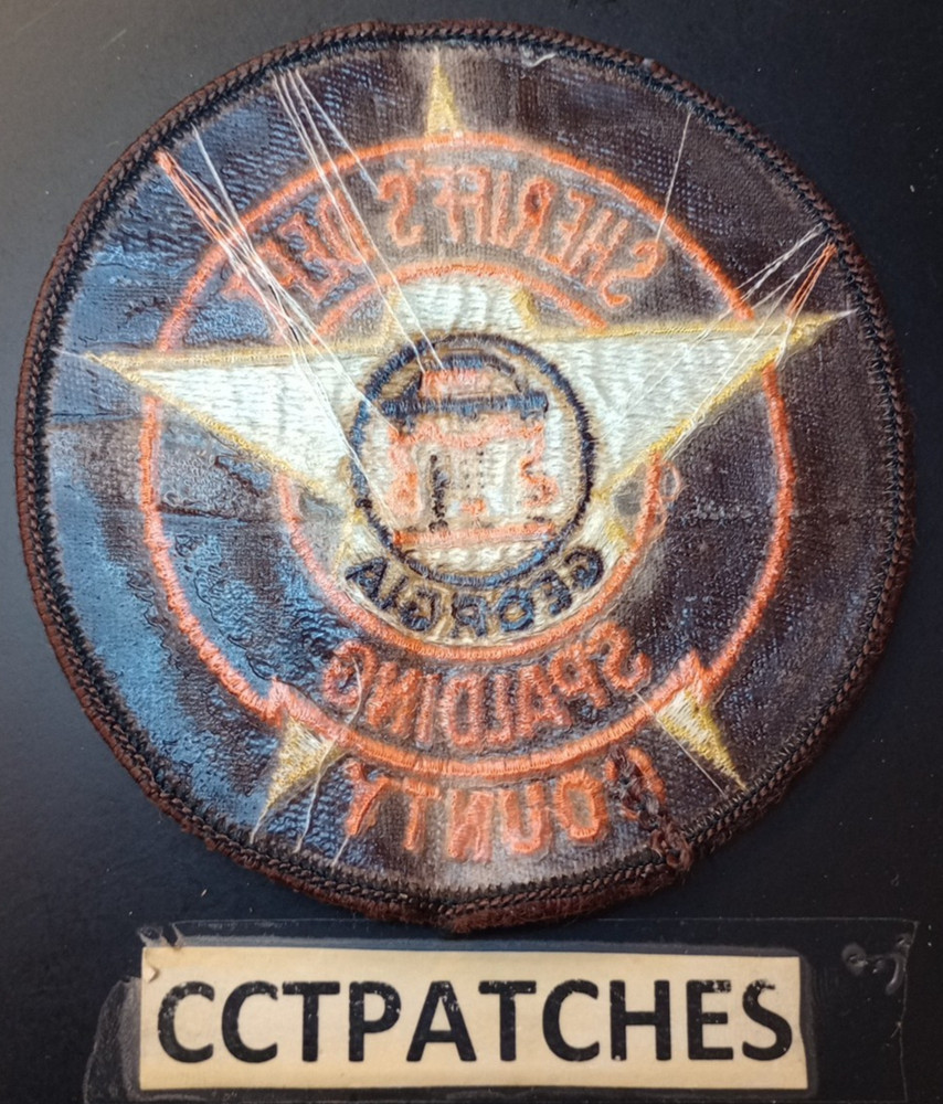 SPALDING COUNTY, GEORGIA SHERIFF DEPT SHOULDER PATCH GA