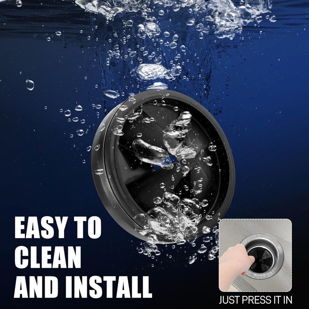 Garbage Disposal Splash Guard 3-3/8in Sink Baffle Replacement for InSinkErator