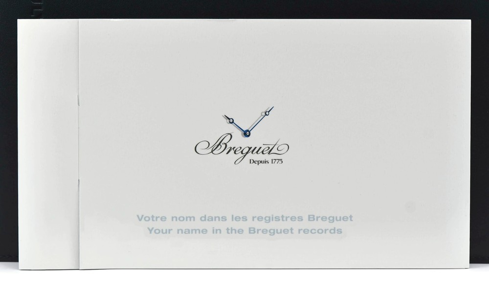 Breguet Booklet Manual