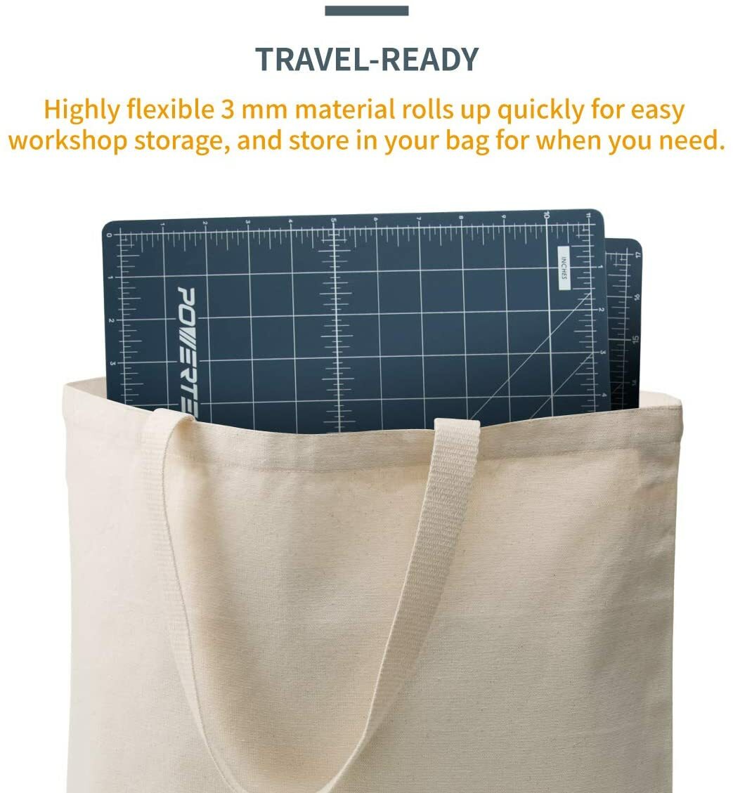 POWERTEC Cutting Mat 12" x 18" x 3 mm Triple Layered (61001)