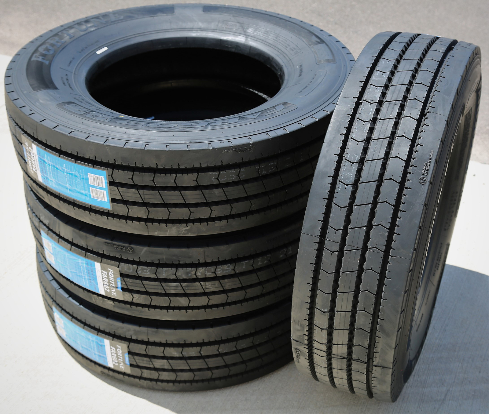 4 Tires Fortune FAR602 225/70R19.5 128/126N G 14 Ply All Position Commercial