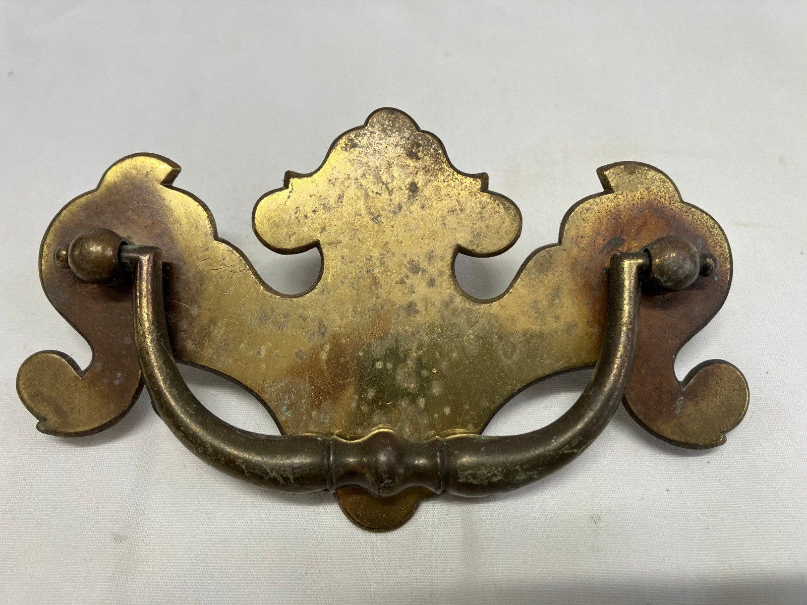 VTG Ethan Allen Heirloom 3.5 in CRP Brass Drawer Handle Pull