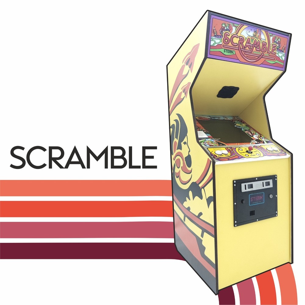 Scramble, 1/6 scale mini working arcade cabinet.