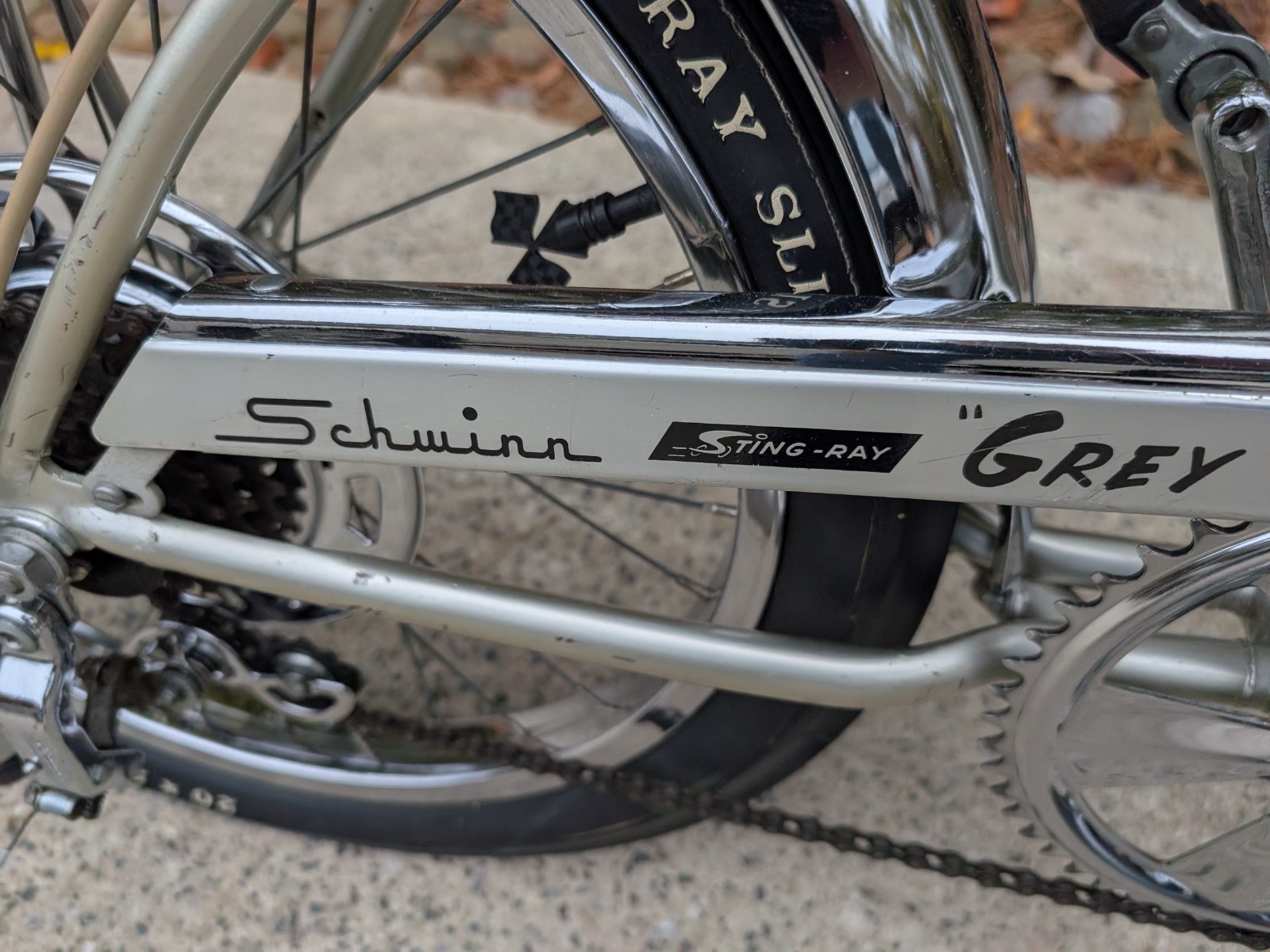 SCHWINN 1971 GREY GHOST KRATE Bicycle 5 speed STINGRAY 20 inch Bike ORIGINAL