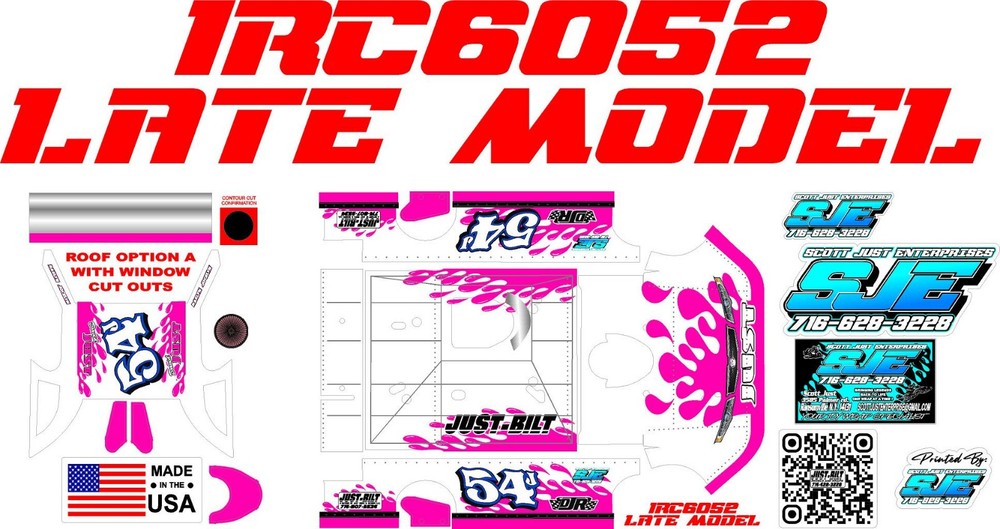 1RC LATE MODEL 1RC6052  WRAP DAVID JUST SPLASH CUSTOM