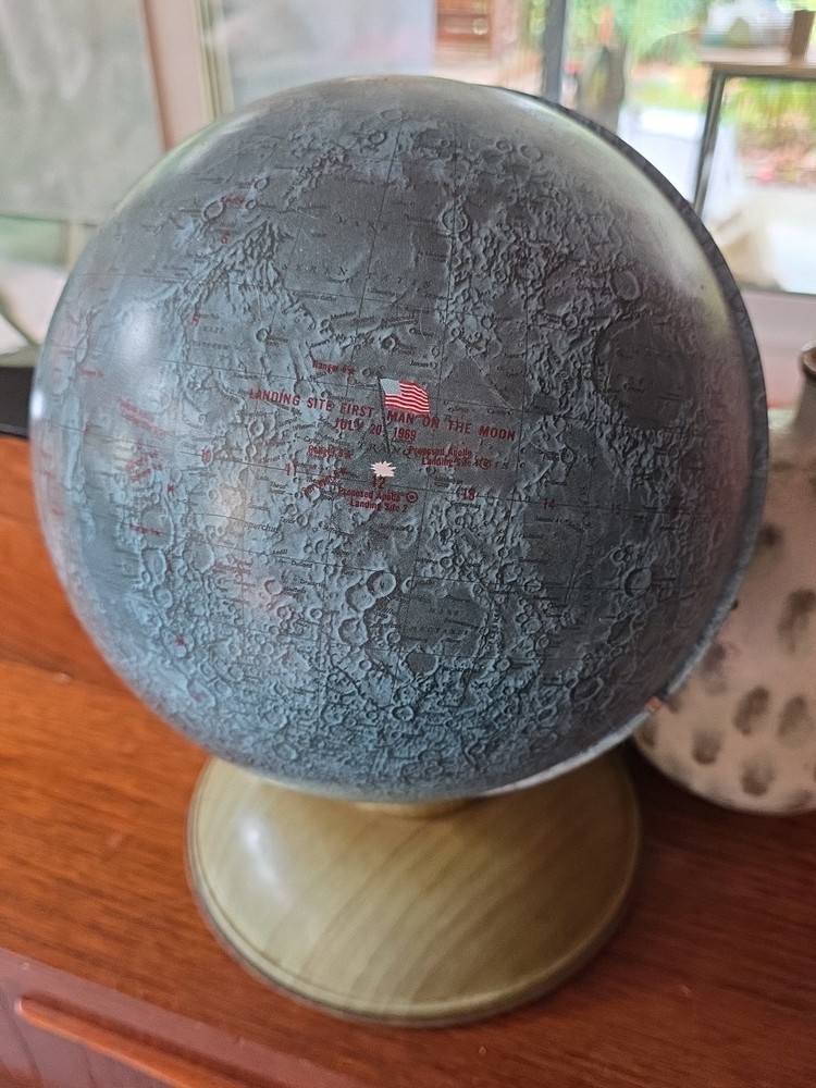 Lunar moon globe vintage