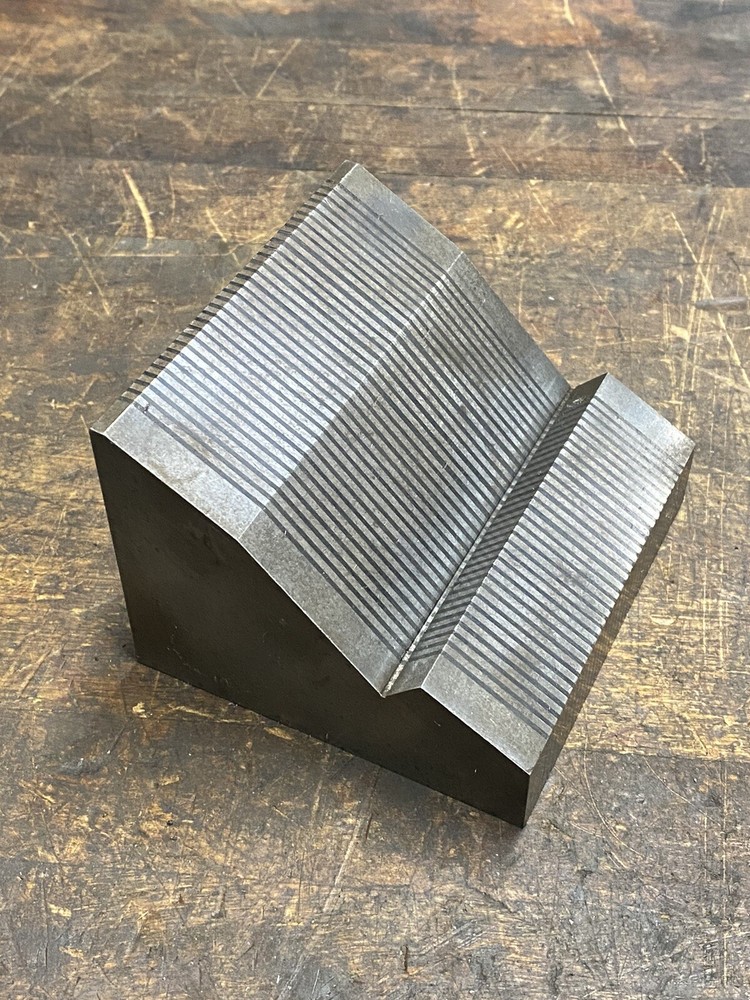 Vintage Tool  Makers Magnetic Transfer Block Angle Plate