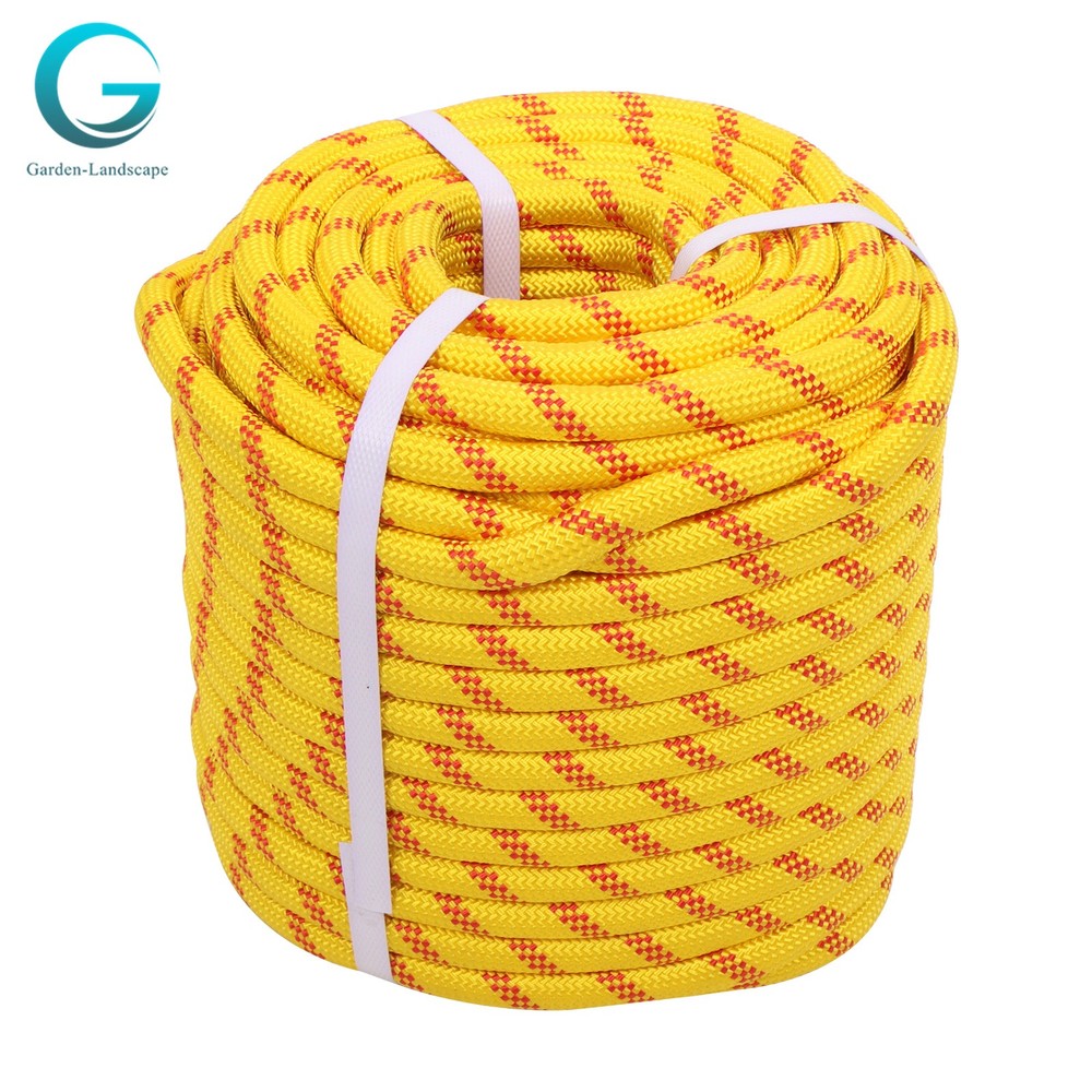 Sturdy Premium Polyester Braided Camping Rope 1/2" × 150' 48 Strand