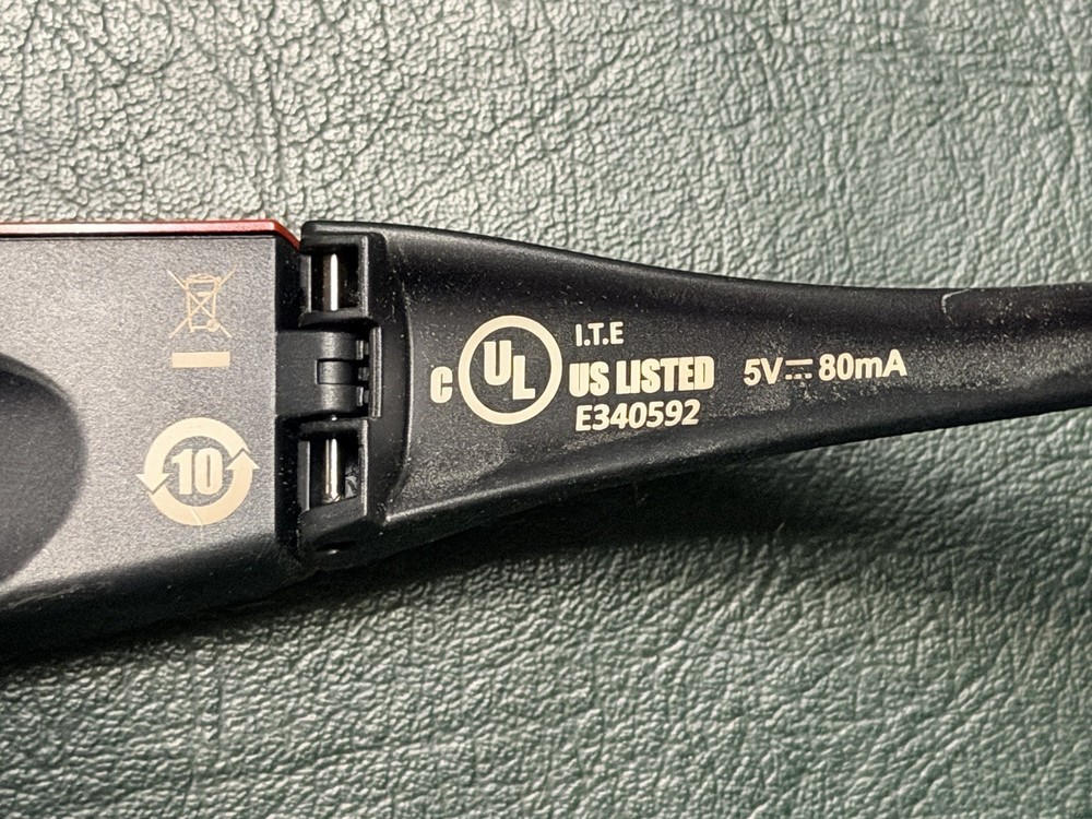 Panasonic TY-EW3D2M Active Shutter 3D Glasses Red OEM - Includes Case