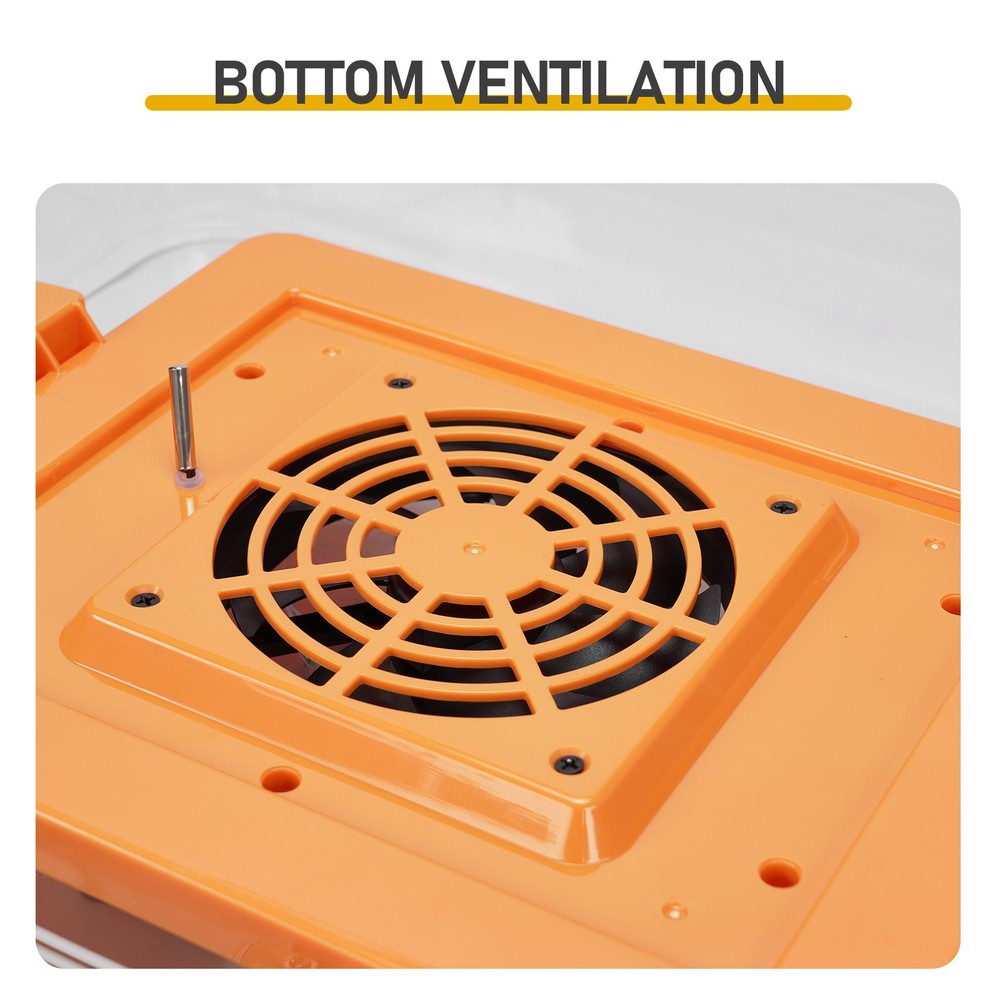 56 Egg Incubator with Automatic Egg Turning and Humidity Control 360° Viewing
