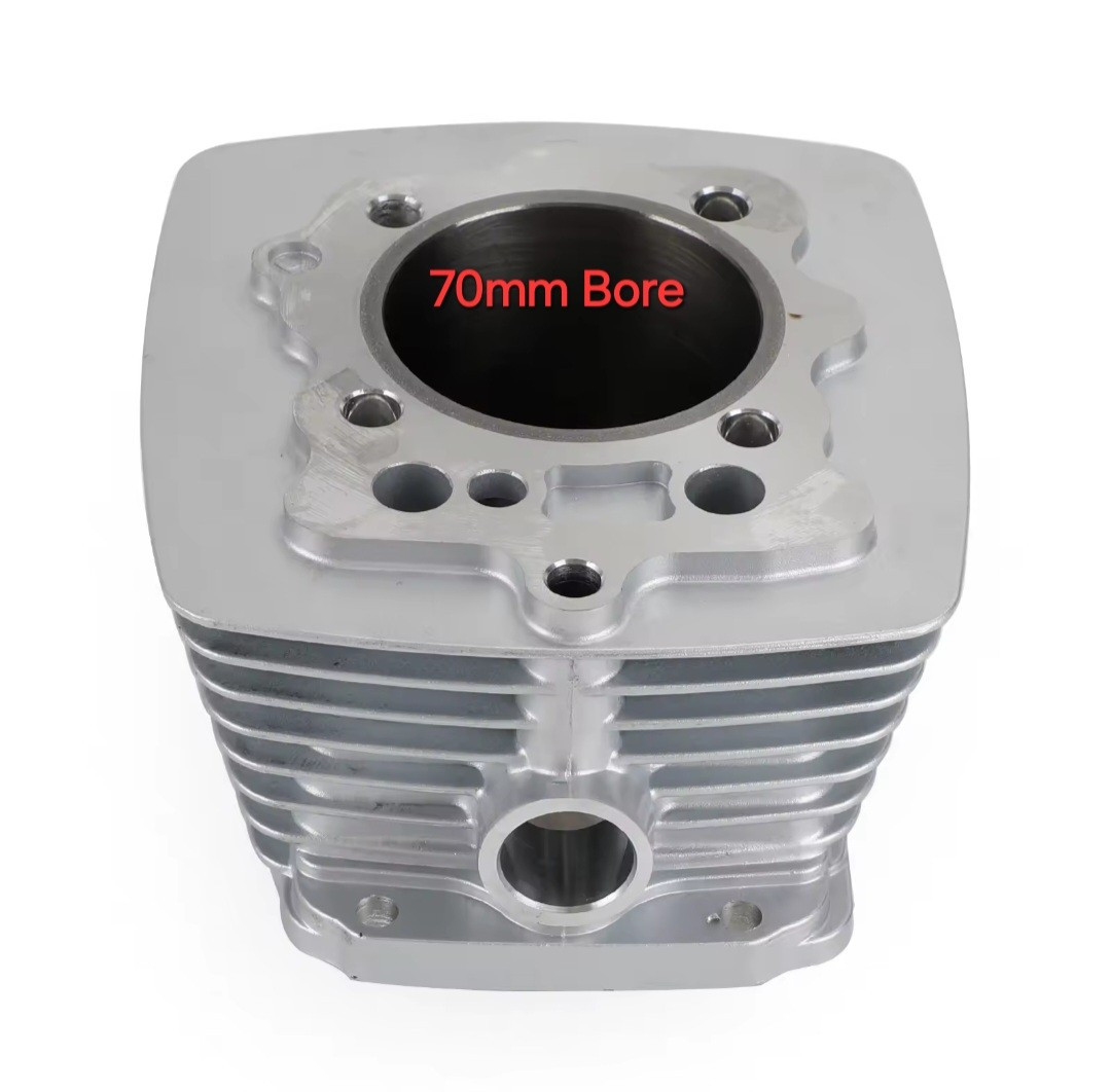 70mm Big Bore Kit w/ 15mm Wrist Pin for 2023 & up CG250 Hawk-X Tao Tao etc