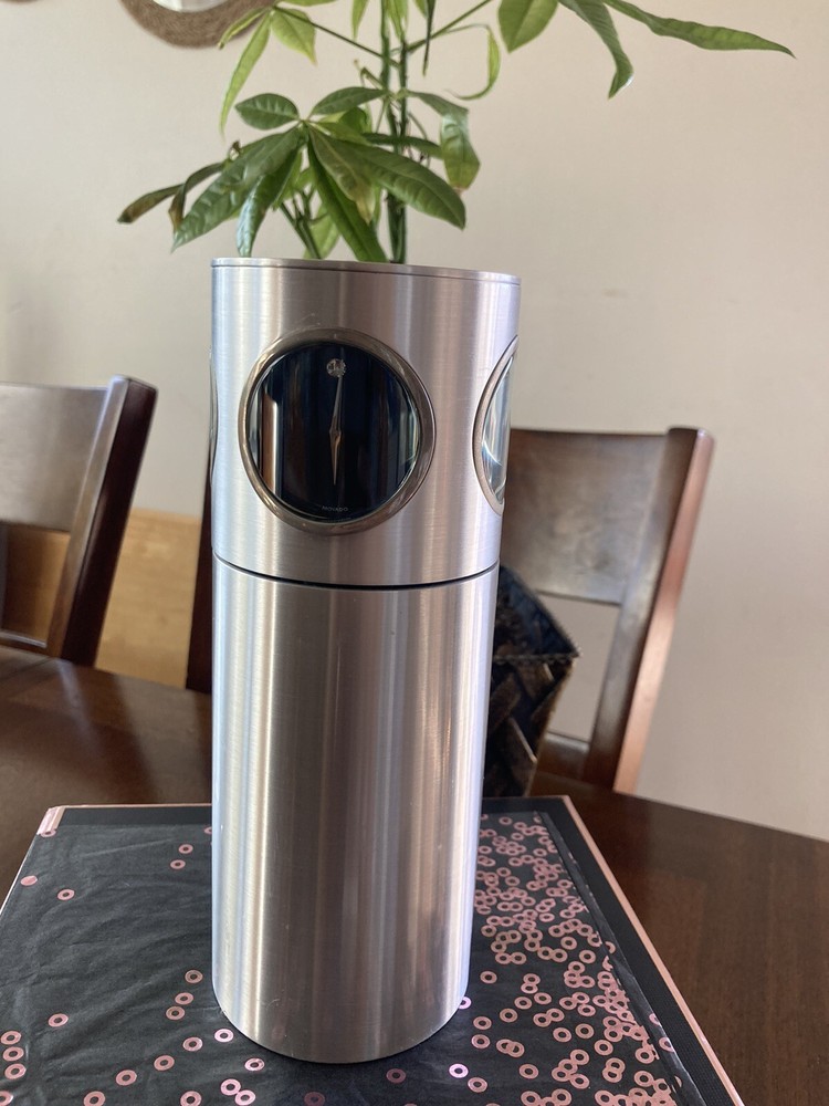 Movado Desk Clock, Thermometer and Hygrometer