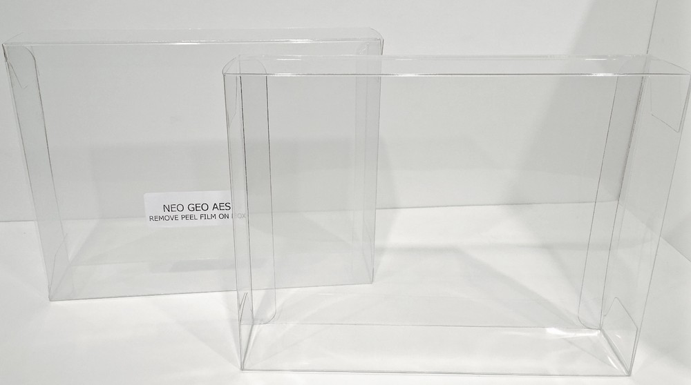 1 Box Protector For NEO GEO AES Game Boxes Standard / Clamshell Read! Custom