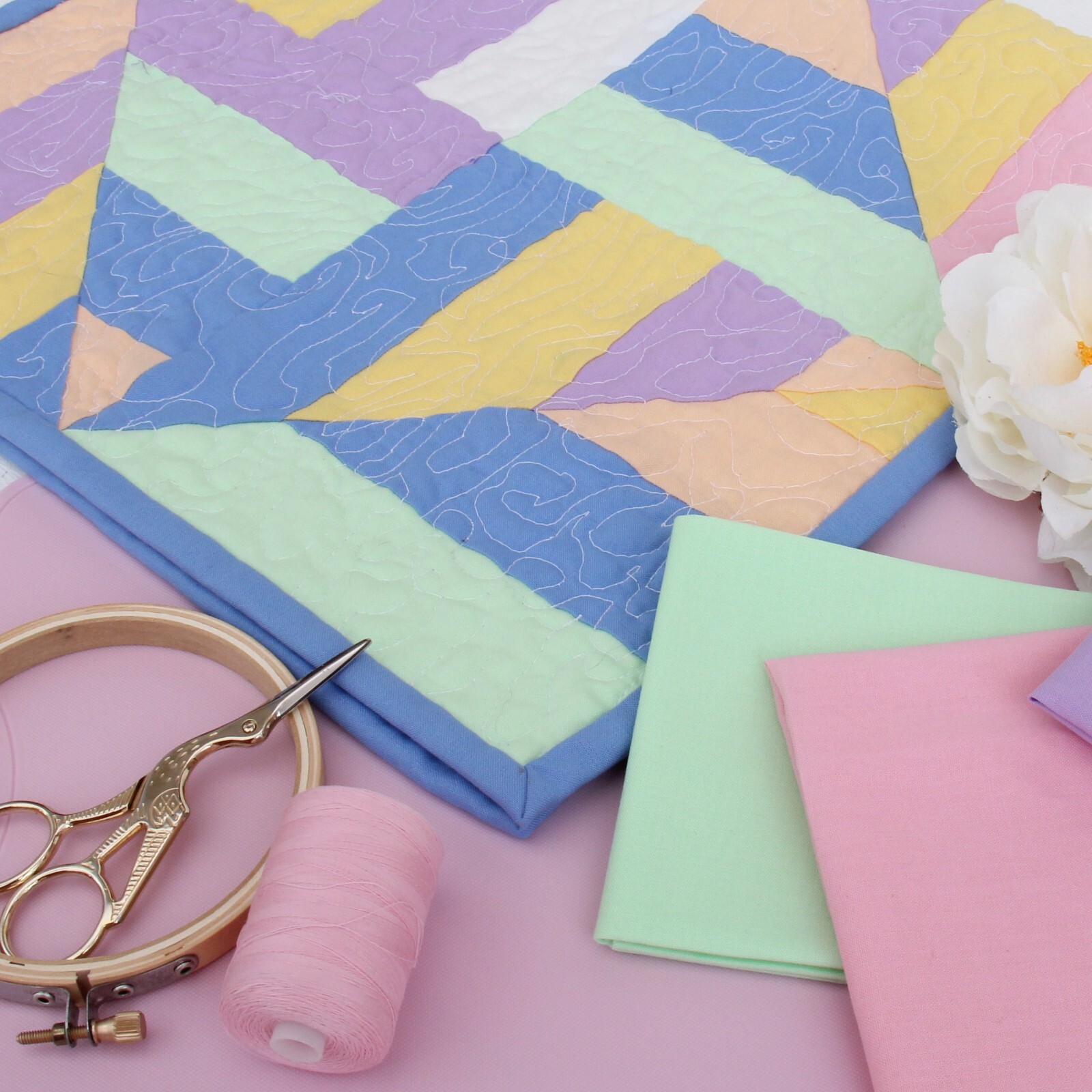 Premium Cotton Quilting Fabric in 37 Solid Colors - Sold By The Yard