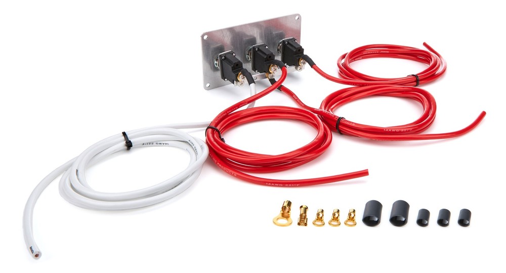 Allstar Performance ALL80165 Weatherproof Three Switch Panel