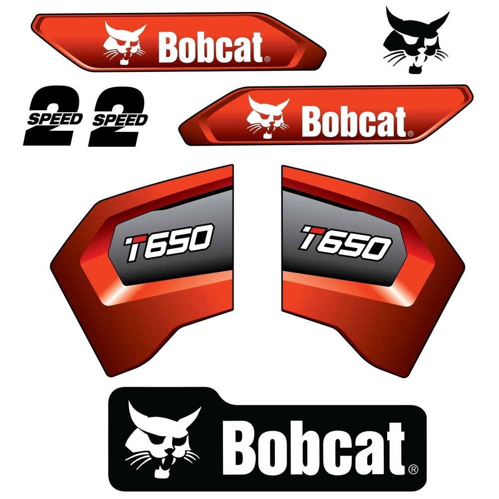 Fits T650 Bobcat Track Loader Replacement Decals