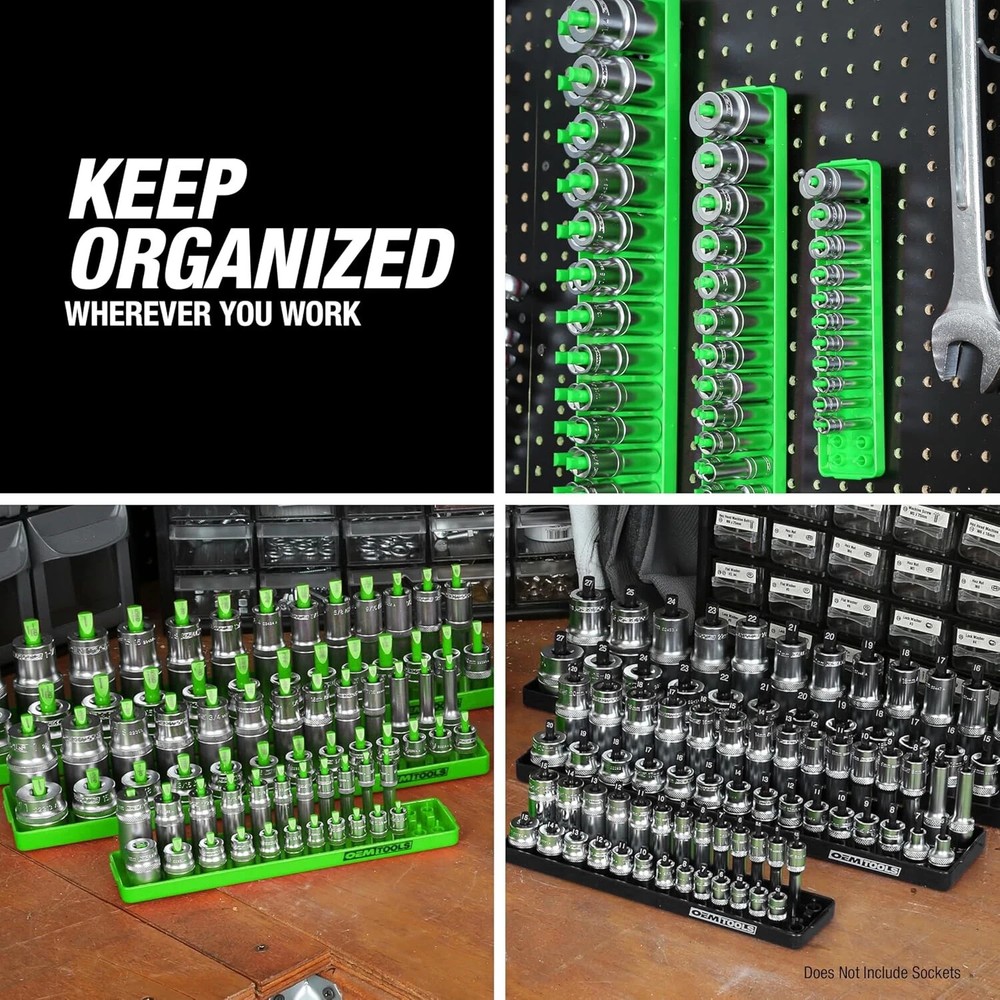 22209 Metric 3/8 Inch Drive Socket Tray Organizer