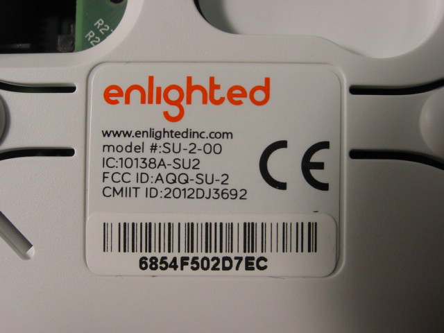 *Enlighted Smart Sensor SU-2-00 Occupancy Sensor NEW