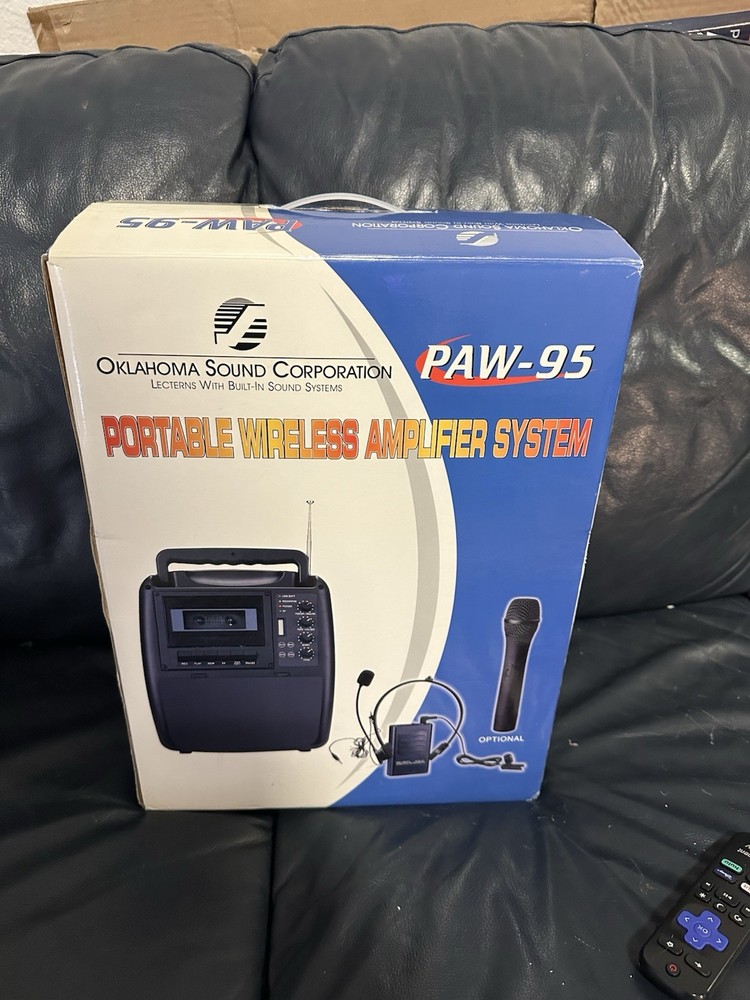Paw 95 Portable Wireless Amplifier System In Great Shape