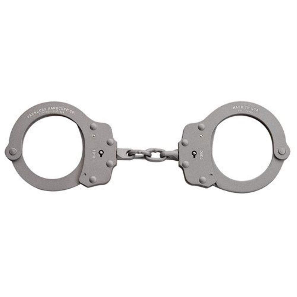 Peerless Chain Link Handcuff Superlite Gray Finish 4708