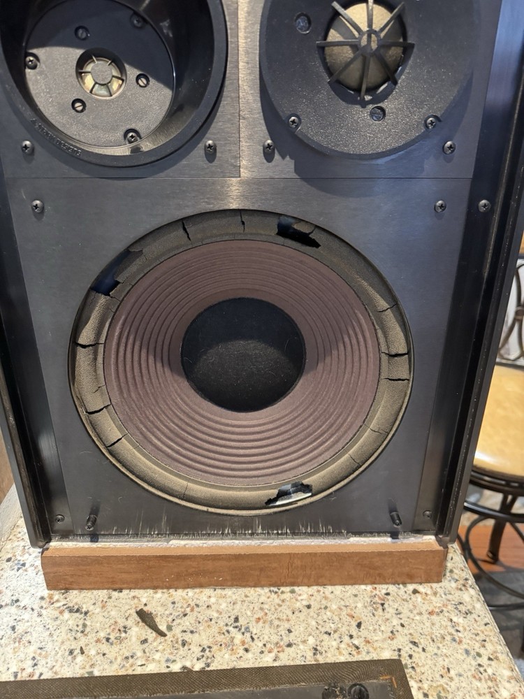 Rare Stark designs SR-2 Studio Speakers W/Bases. Tested
