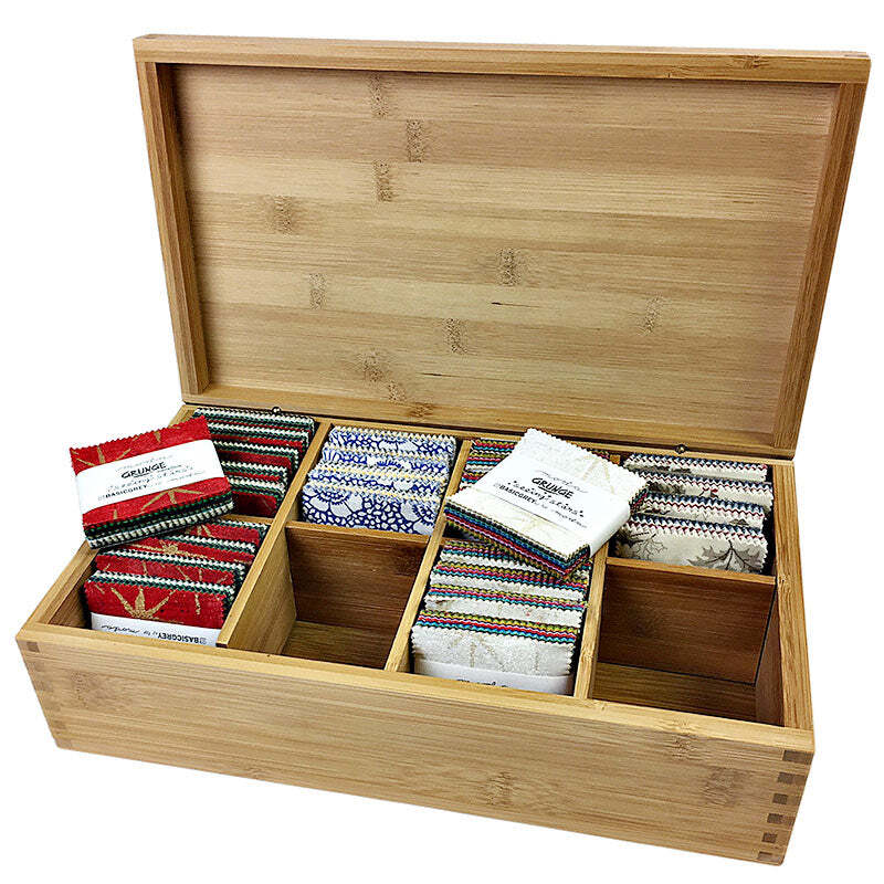Lipper International Bamboo 8-Compartment Box
