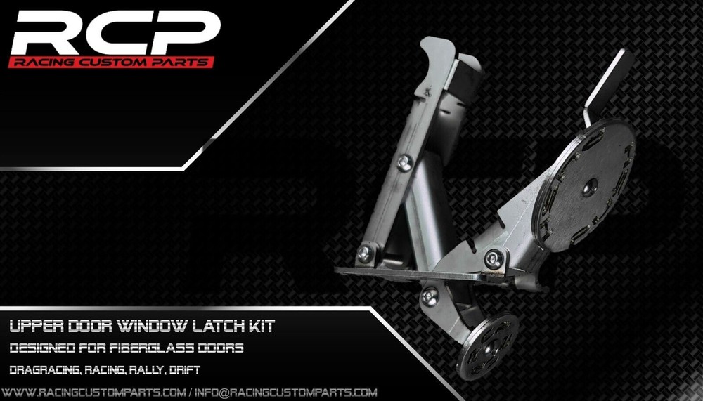 Upper door window latch kit