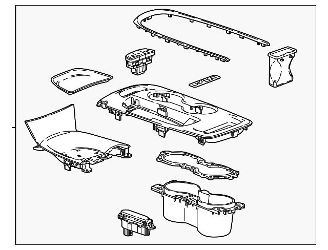 Genuine GM Shift Panel 84937563